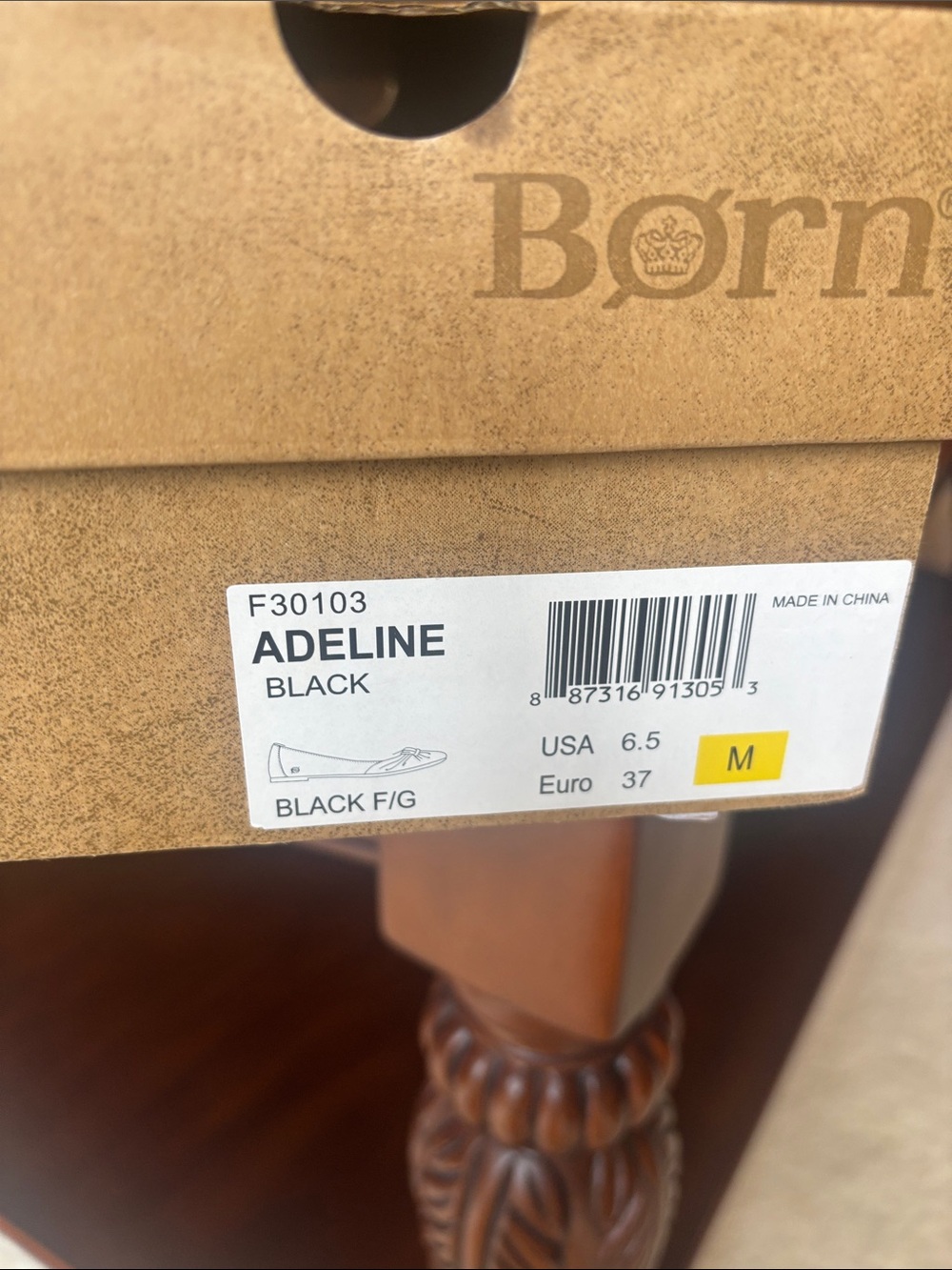 Born Adeline Ballet Flat in Black
